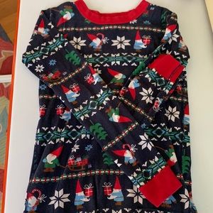 (reduced!) Holiday elf Hanna Andersson blue pj bottom size 12, size 150